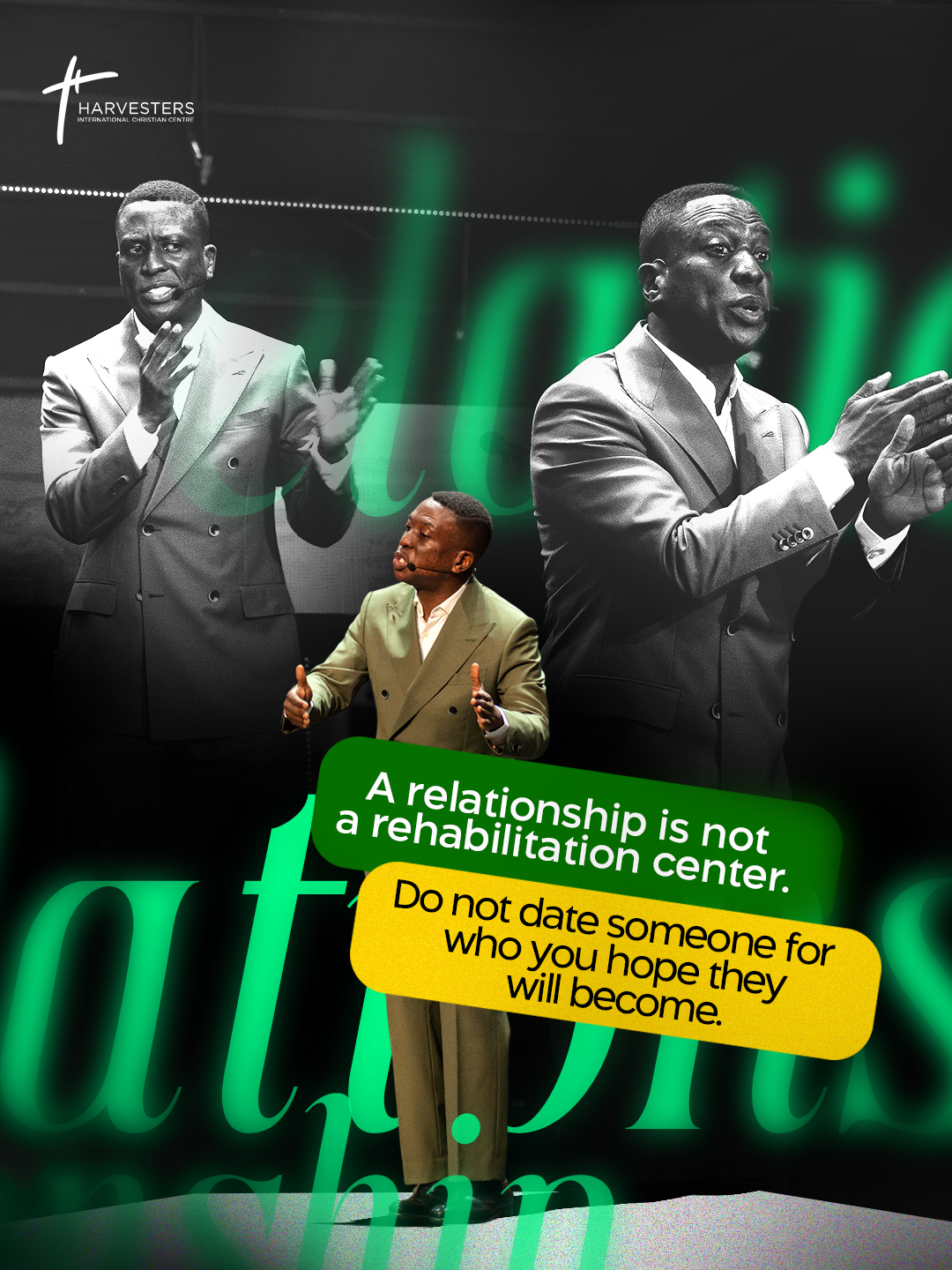 Sermon quote card option B: a relationship is not a rehabilitation center